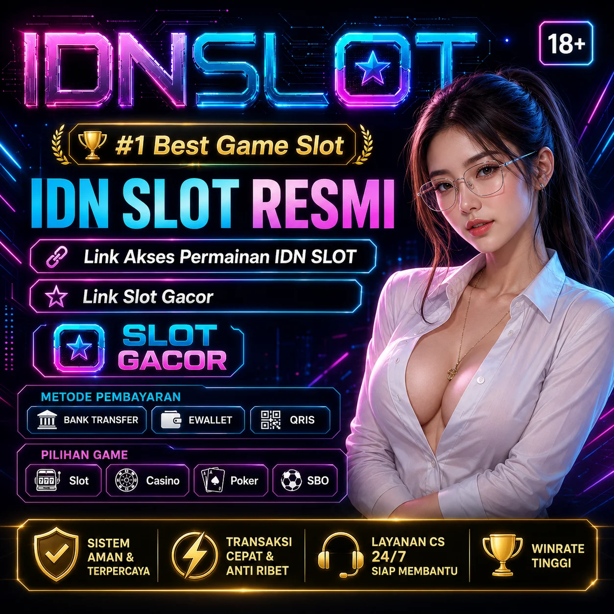 IDNSLOT ⚡️ Situs Judi Online Terpercaya & Link Slot Resmi Gacor Maxwin